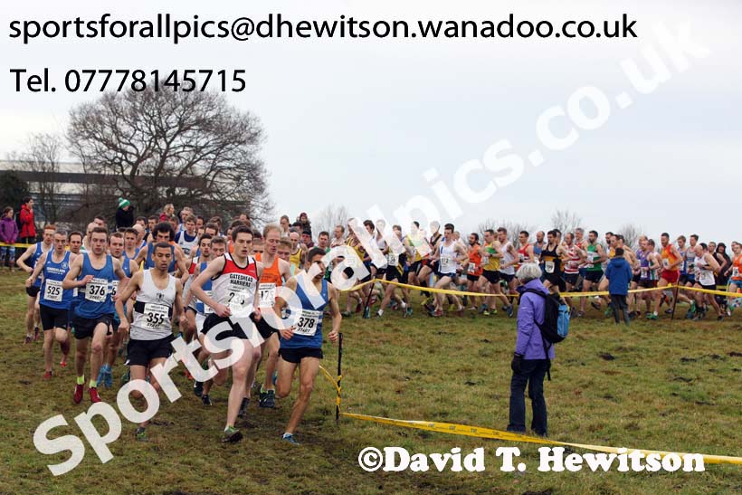 Senior mens North Eastern Cross Country, Aykley Heads, Durham. Photo: David T. Hewitson/Sports for All Pics